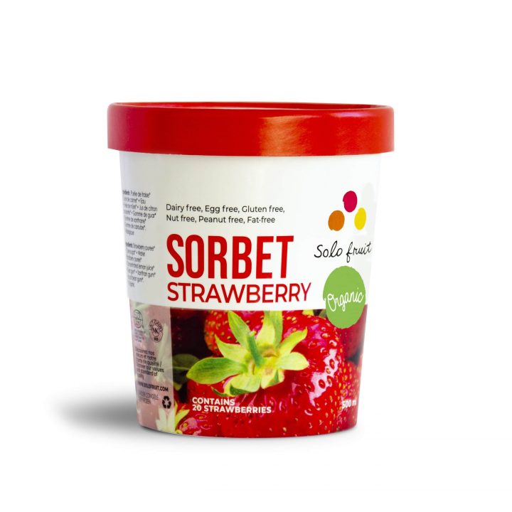 Organic Strawberry Sorbet